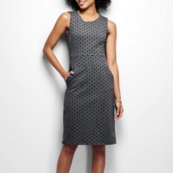 Lands End Ponte Sheath Dress 